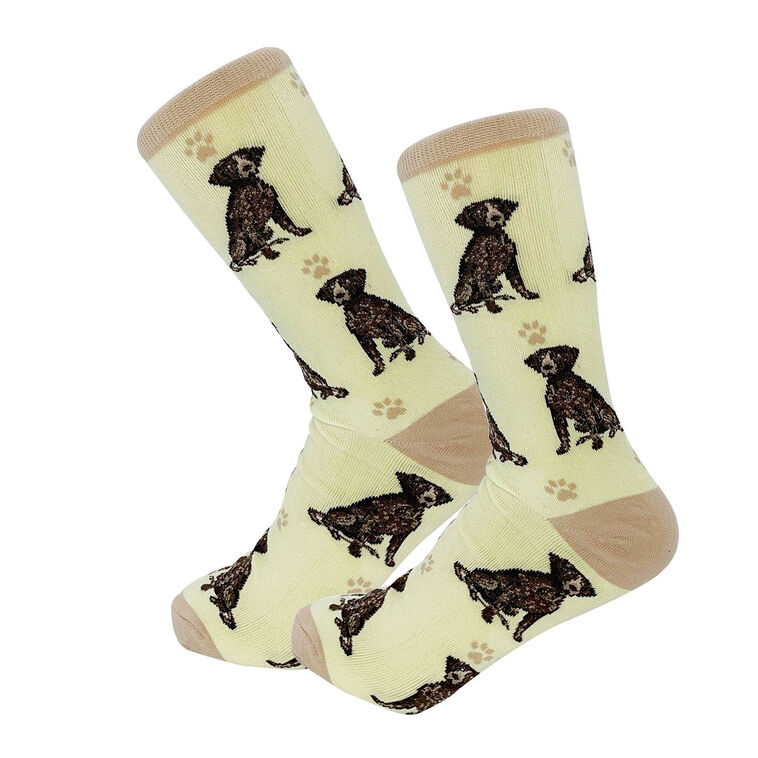 hallmark E&S Pets German Shorthaired Pointer Novelty Crew Socks