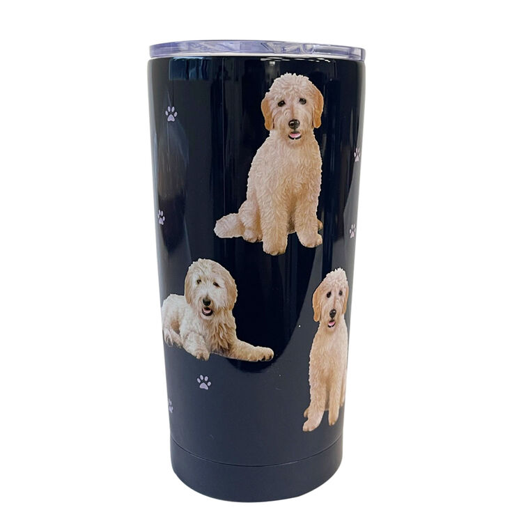 hallmark E&S Pets Goldendoodle Stainless Steel Tumbler 20 oz