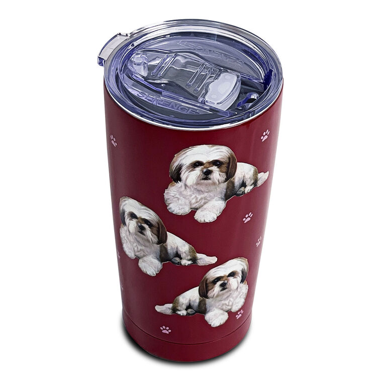 Hallmark E&S Pets Shih Tzu Stainless Steel Tumbler 20 Oz