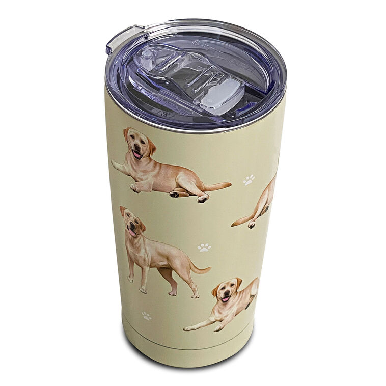 Hallmark E&S Pets Yellow Labrador Stainless Steel Tumbler 20 Oz
