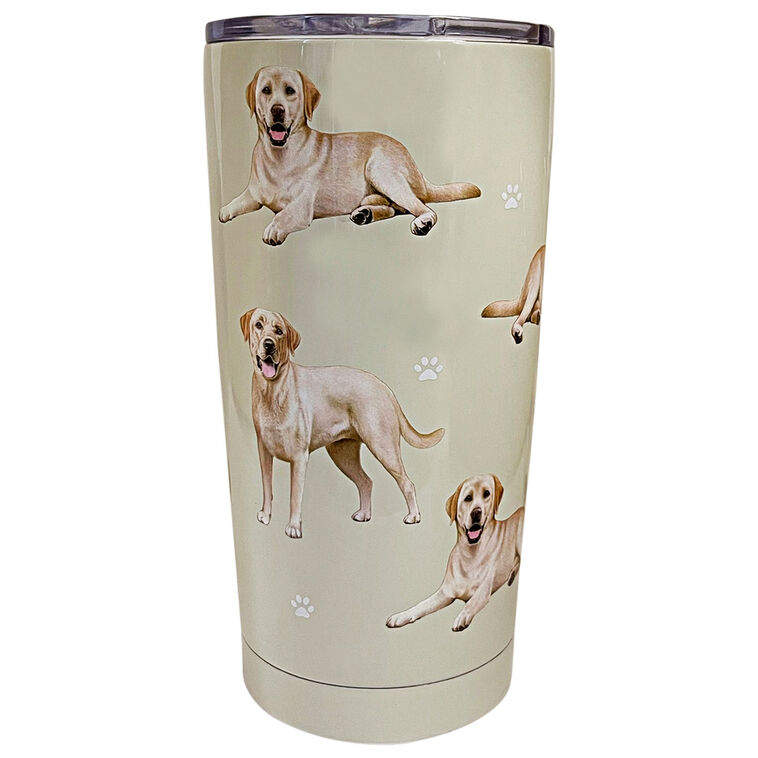 hallmark E&S Pets Yellow Labrador Stainless Steel Tumbler 20 oz