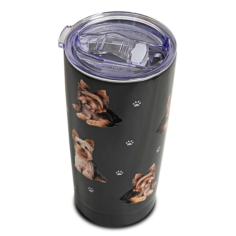 Hallmark E&S Pets Yorkshire Terrier Stainless Steel Tumbler 20 Oz