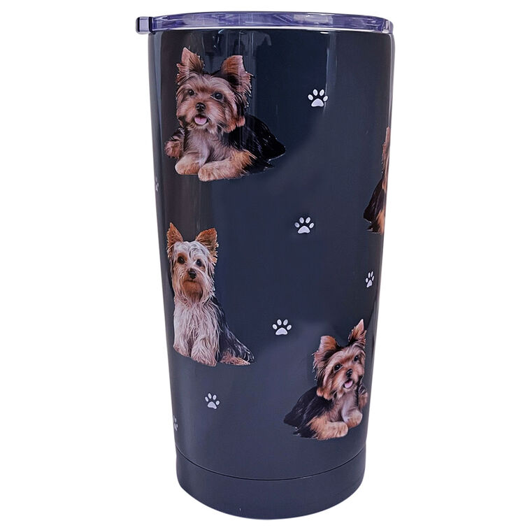 hallmark E&S Pets Yorkshire Terrier Stainless Steel Tumbler 20 oz