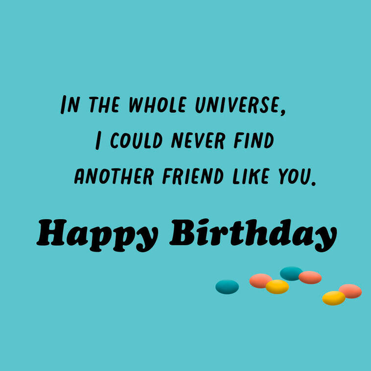 Hallmark E.T. The Extra-Terrestrial A Friend Like You Birthday Card