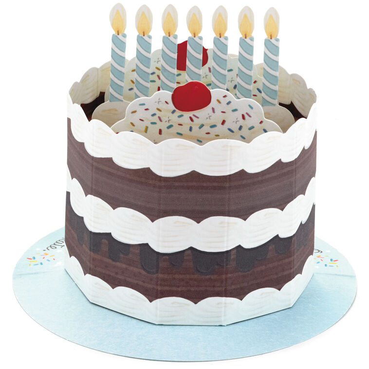 Hallmark Easy To Celebrate 3D Pop-Up Cake Birthday Card