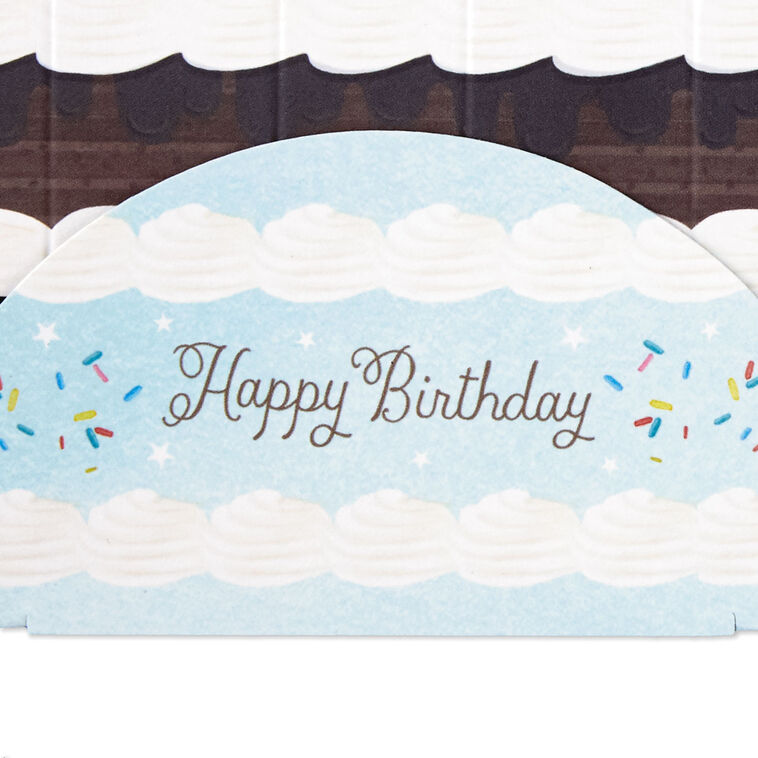 Hallmark Easy To Celebrate 3D Pop-Up Cake Birthday Card