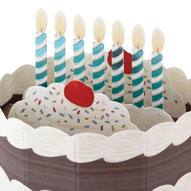 Hallmark Easy To Celebrate 3D Pop-Up Cake Birthday Card