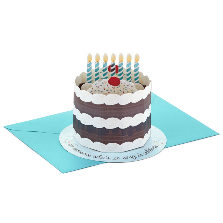 hallmark Easy to Celebrate 3D Pop-Up Cake Birthday Card