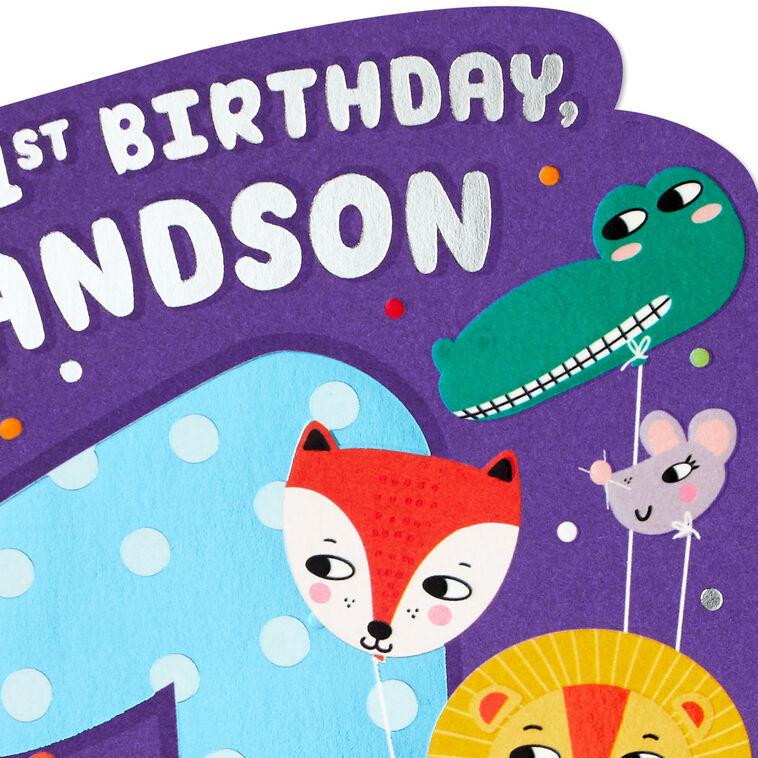 Hallmark Easy To Love First Birthday Card For Grandson