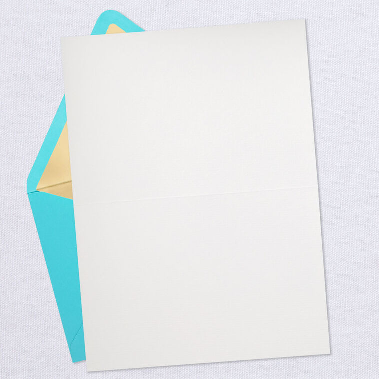 Hallmark Elegant Script And Flowers Blank Congratulations Card