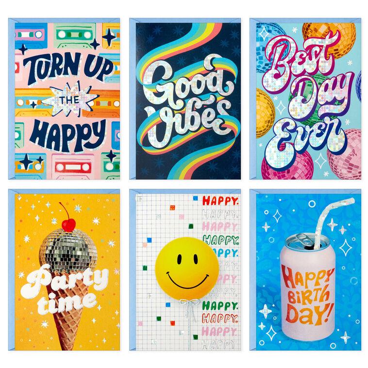Hallmark Energetic And Fun Assorted Birthday Cards Pack Of 36