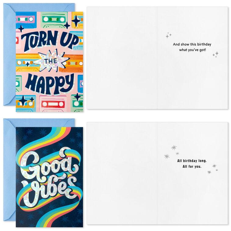 Hallmark Energetic And Fun Assorted Birthday Cards Pack Of 36