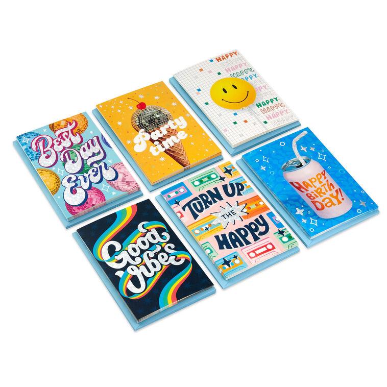 hallmark Energetic and Fun Assorted Birthday Cards Pack of 36