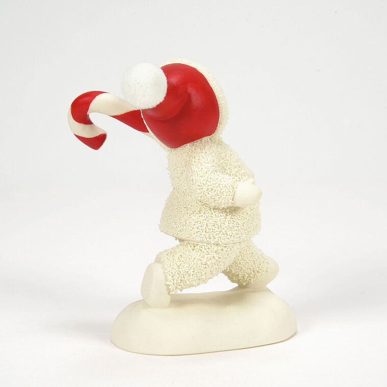 Hallmark Enesco Snowbabies Carrying A Candy Cane Figurine 4.13"