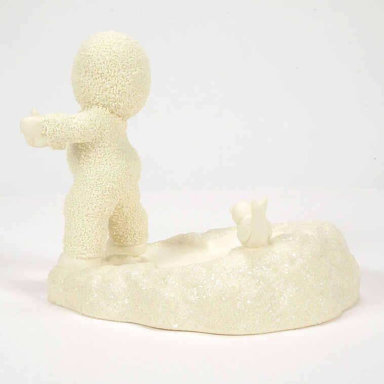 Hallmark Enesco Snowbabies Making A Snow Angel Figurine 4.45"