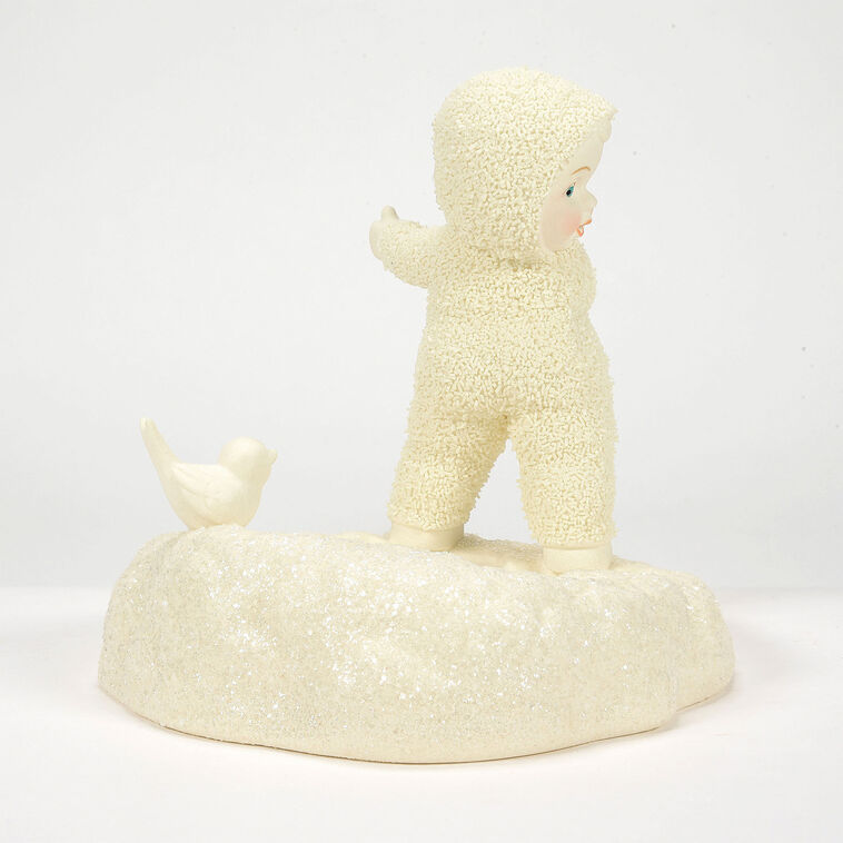 Hallmark Enesco Snowbabies Making A Snow Angel Figurine 4.45"