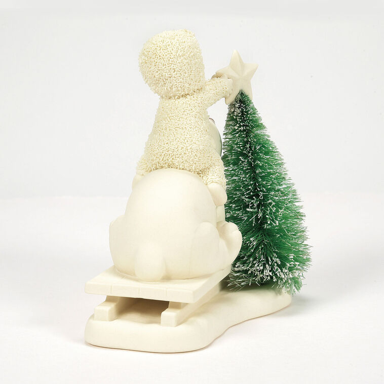 Hallmark Enesco Snowbabies Polar Bear Lift Figurine 4.76"