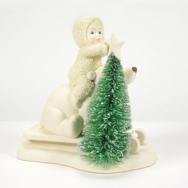 Hallmark Enesco Snowbabies Polar Bear Lift Figurine 4.76"