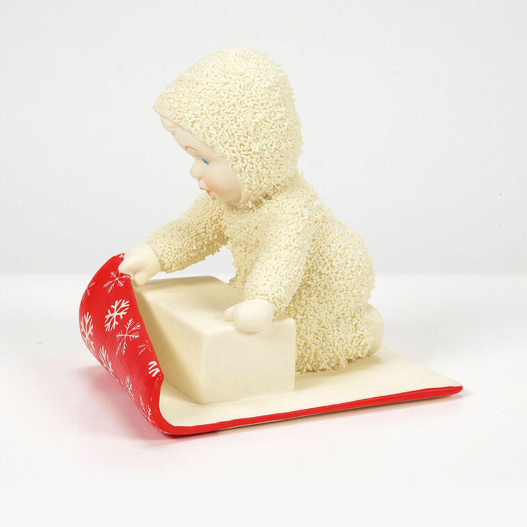 Hallmark Enesco Snowbabies Wrapped Up In Christmas Figurine 3.27"