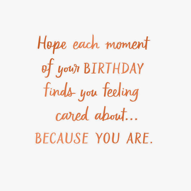 Hallmark Enjoy Every Moment Cake With Candles Gift Card Greeting Birthday Card