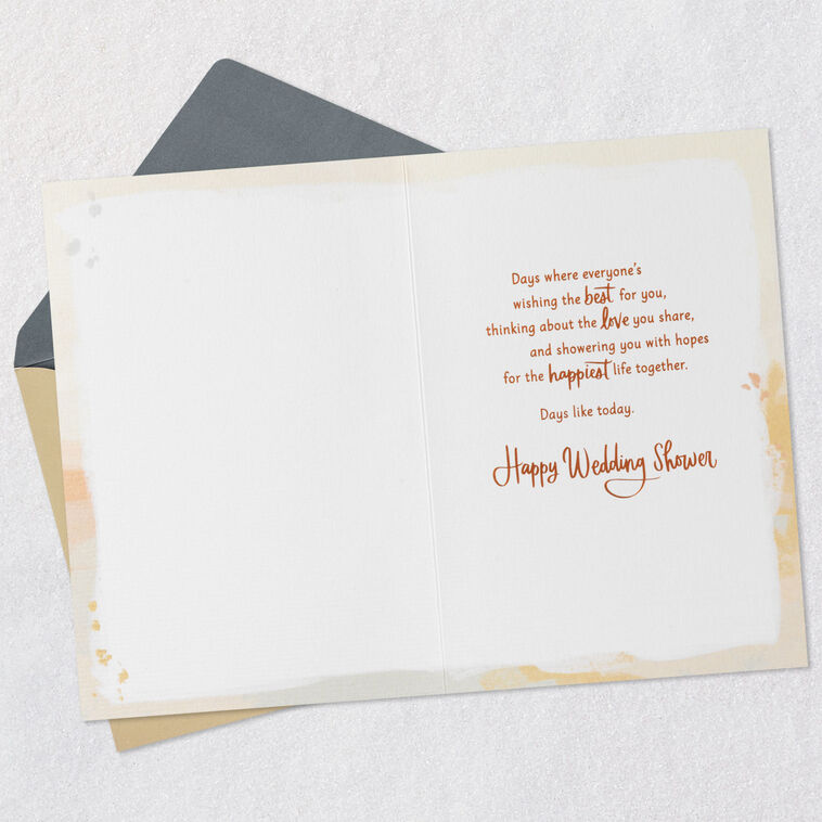Hallmark Enjoy The Days To Come Wedding Shower Card