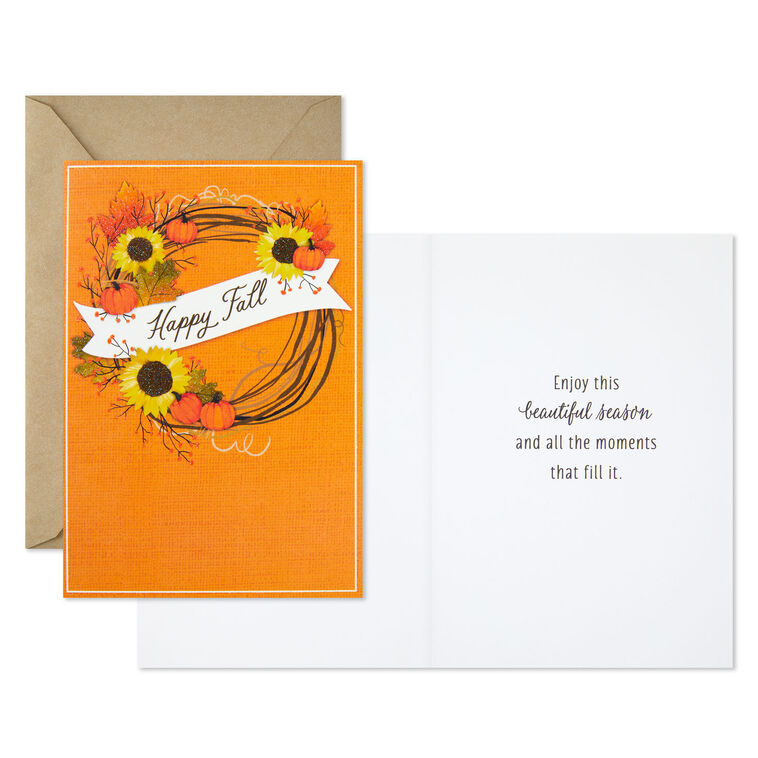 Hallmark Enjoy This Beautiful Season Fall Cards Pack Of 10