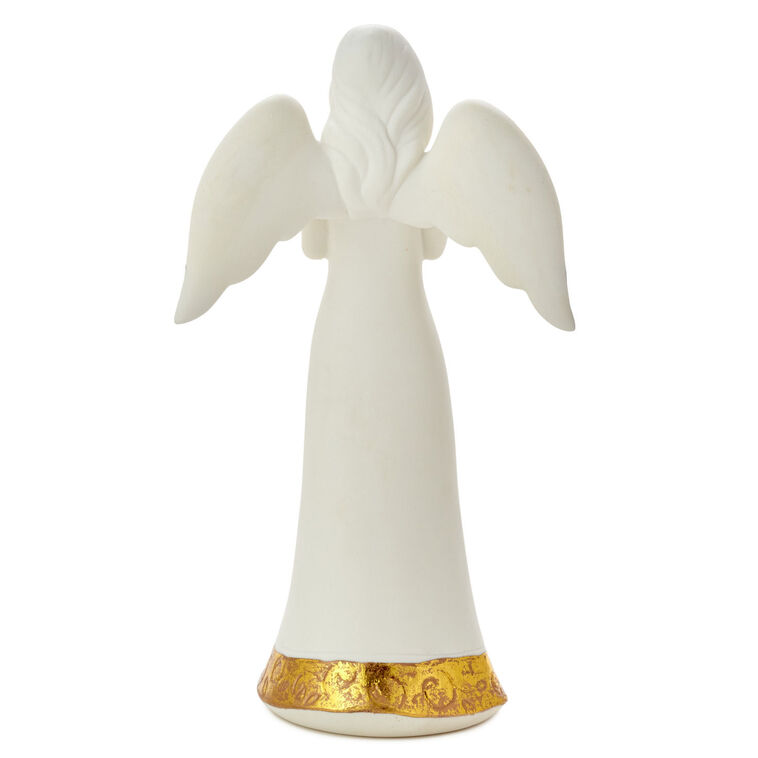 Hallmark Etched In A Mom's Heart Angel Figurine 8.75"
