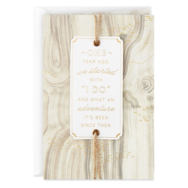 hallmark Every Day and Always I Do First Anniversary Card
