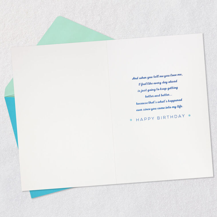 Hallmark Every Day Gets Better With You Romantic Birthday Card