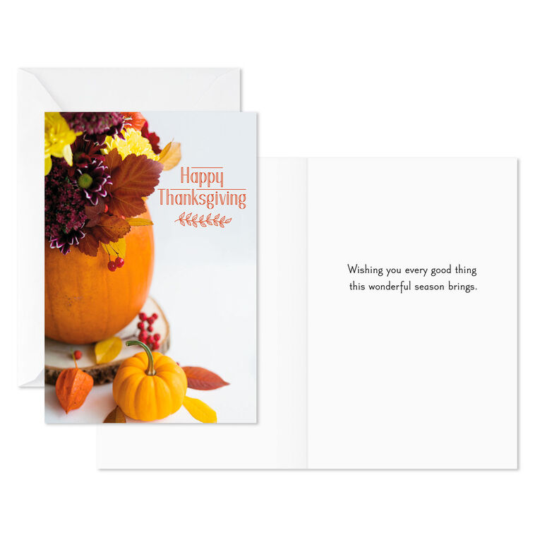 Hallmark Every Good Thing Thanksgiving Cards Pack Of 6