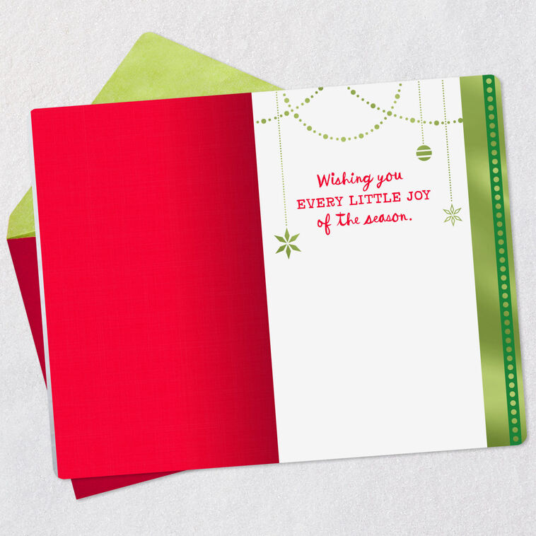 Hallmark Every Little Joy Of The Season Christmas Card