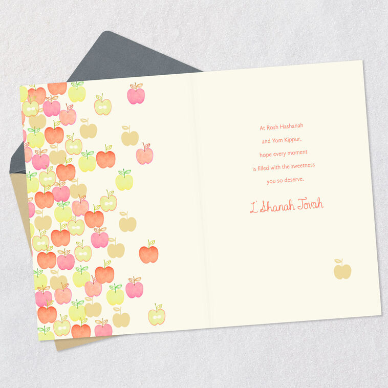 Hallmark Every Moment Filled With Sweetness Rosh Hashanah Card