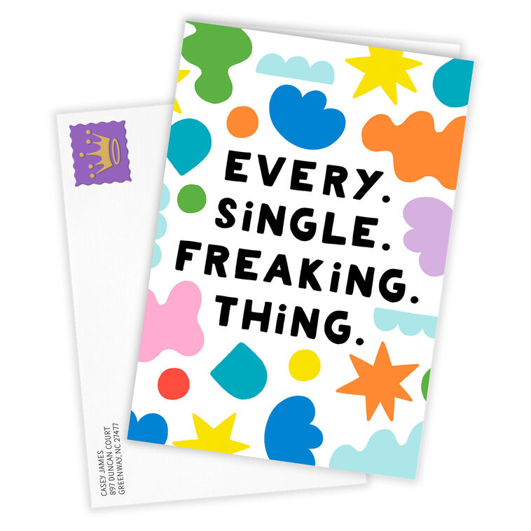 Hallmark Every Single Freaking Thing Custom Love Card