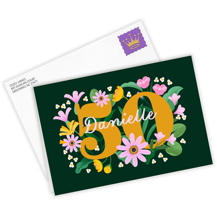Hallmark Every Year Of You Custom 50th Birthday Card