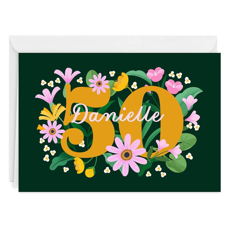 hallmark Every Year of You Custom 50th Birthday Card