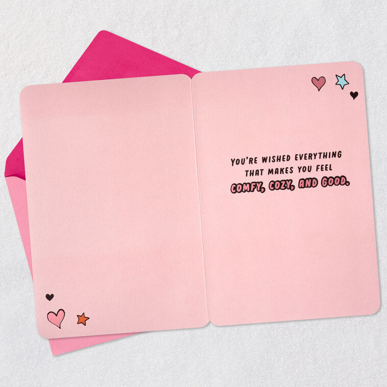 Hallmark Everything Comfy Cozy And Good Birthday Card