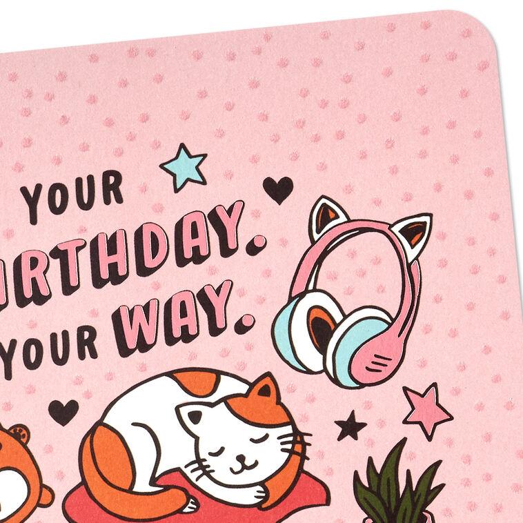 Hallmark Everything Comfy Cozy And Good Birthday Card