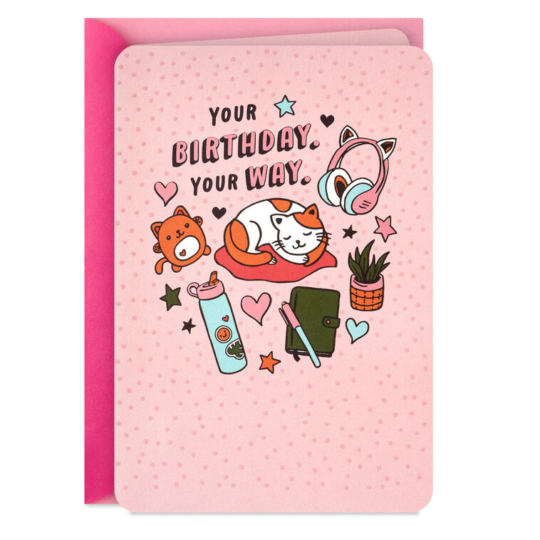 hallmark Everything Comfy Cozy and Good Birthday Card