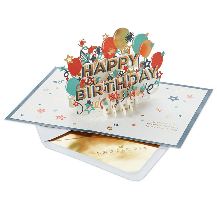 Hallmark Everything Good Today And Always Pop-Up Birthday Card