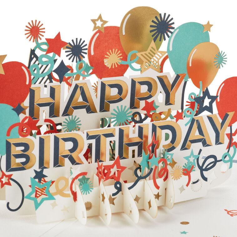Hallmark Everything Good Today And Always Pop-Up Birthday Card