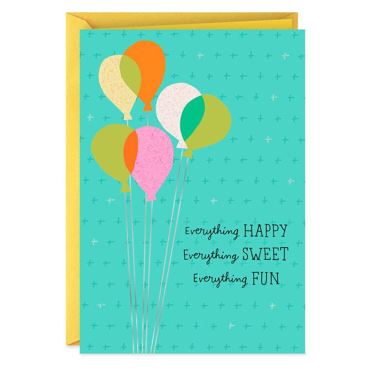 hallmark Everything Happy Sweet and Fun Birthday Card