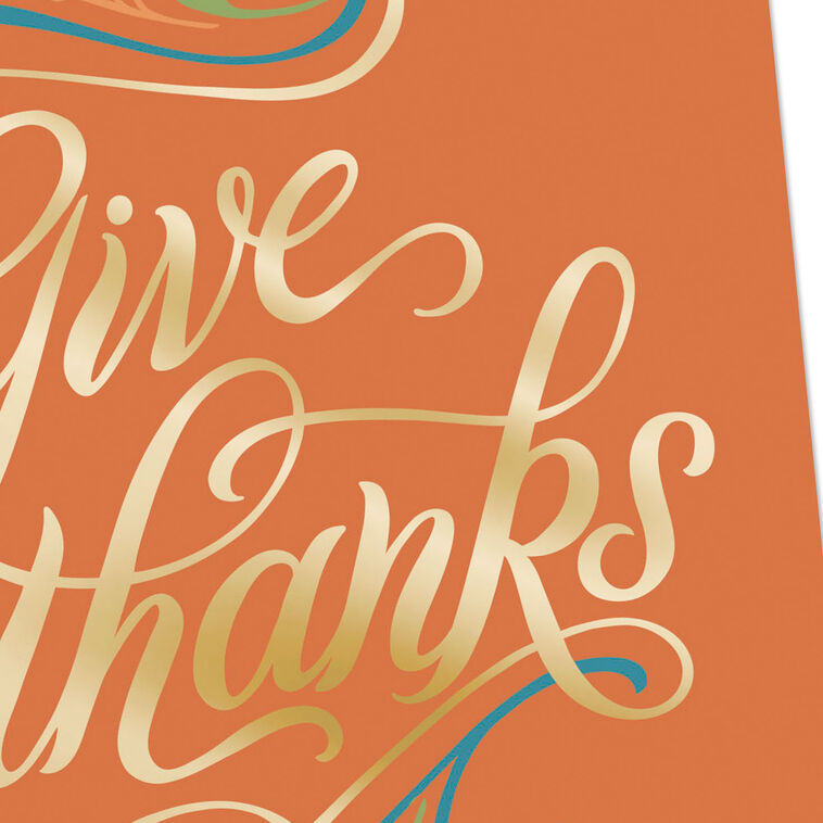 Hallmark Everything Seems Possible Thanksgiving Card