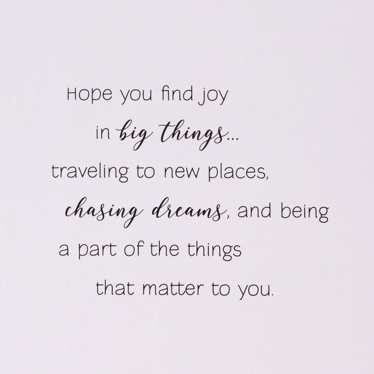 Hallmark Everything That Brings You Joy Birthday Card For Niece