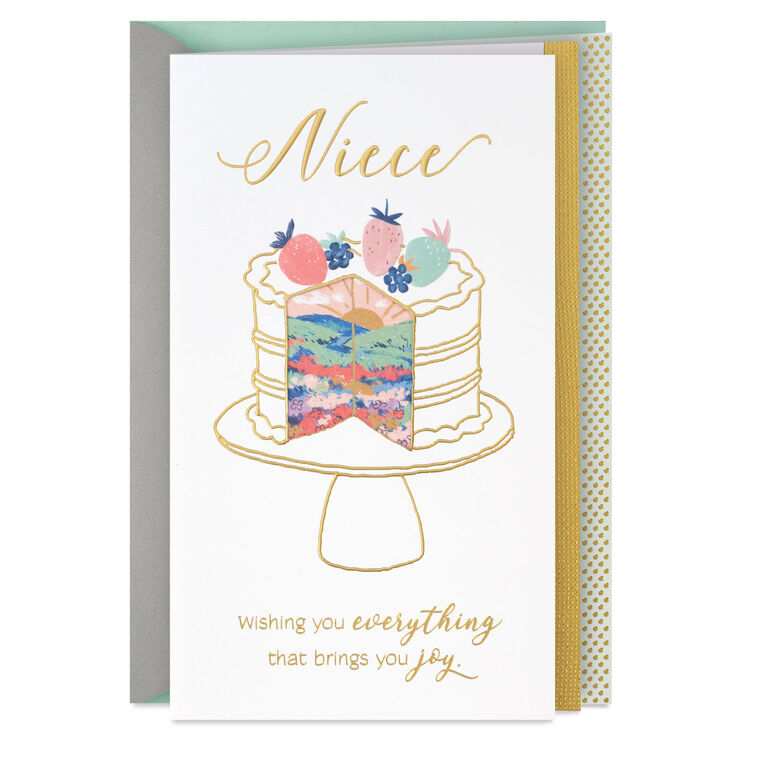 hallmark Everything That Brings You Joy Birthday Card for Niece