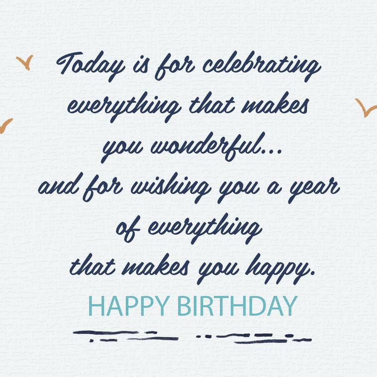 Hallmark Everything That Makes You Happy Birthday Card For Godfather