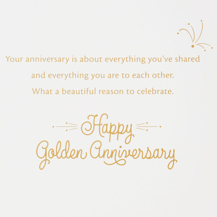 Hallmark Everything You've Shared 50th Anniversary Card For Couple