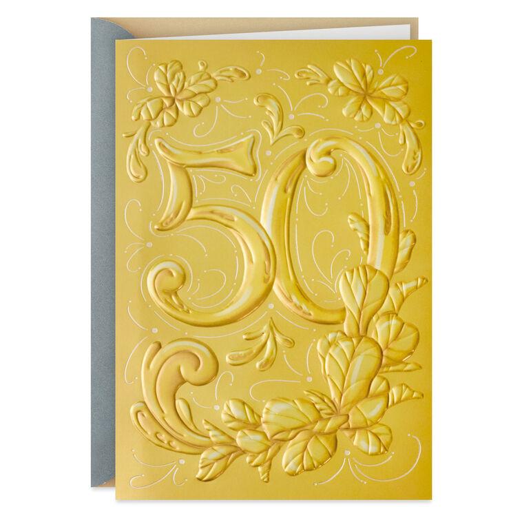 hallmark Everything You've Shared 50th Anniversary Card for Couple