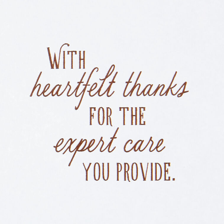 Hallmark Expert Care Is Your Specialty Thank-You Card