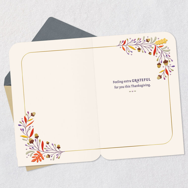 Hallmark Extra Grateful For Family Like You Thanksgiving Card