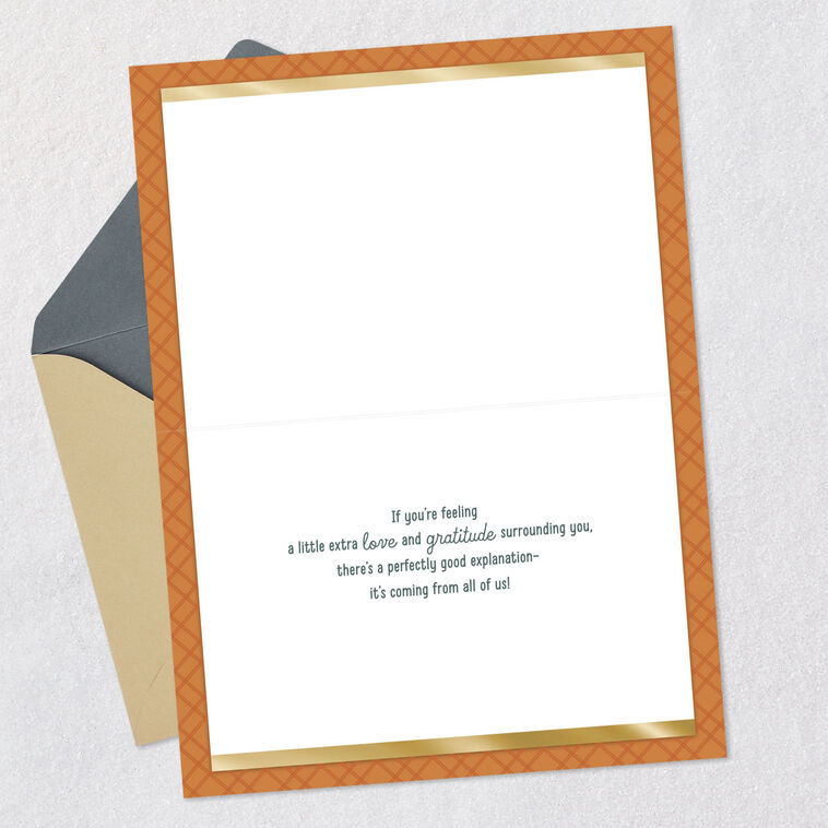Hallmark Extra Love And Gratitude Thanksgiving Card From All